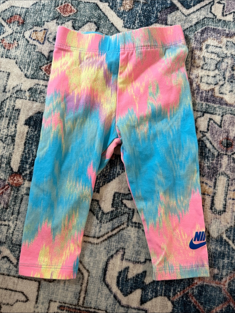 Nike Toddler Tie-Dye Leggings - Pink, Blue, Yellow